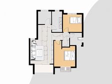 近地铁 好楼层 拎包入住 房东很诚意