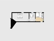 全明户型 小两房 小区尖顶已经做好了