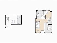 边套复式3房,有电梯,南北通透,客厅空间很宽敞,可以实地看房