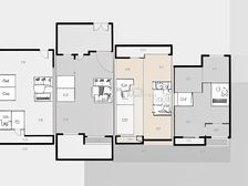宝珊花园新区联排中户自带电梯井 前后完整花园