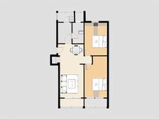 一梯两户,南北精装修,地铁只有400米,房龄比较新