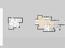 小区唯一带花园的洋房+两个车位+两层