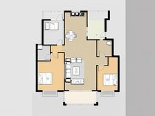 电梯大3房,满五非唯一 户型方正,采光好