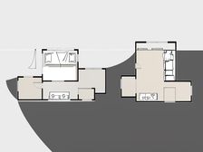 带花园的叠拼别墅 户型方正 采光充足 西大学堂