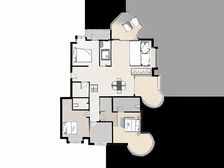 欧洲城精装样板间 拎包即住