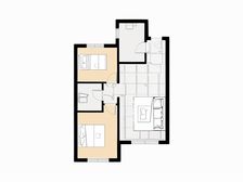 华润凯旋门三期 2室1厅 南 北