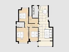 经开区万科玖里旁藤旺居装修3房2卫诚心出售