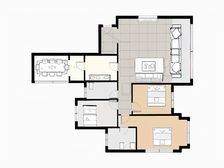 西派国际 3室2厅 东南