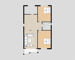 简装俩居室,采光好,低楼层,看房提前预约