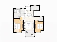 万科洋房,拎包入住,出门公园,环境好空气优