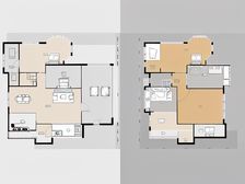 此房户型紧凑,布局合,视野开阔,采光充足