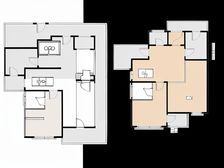 临湖双拼别墅,拥湖环山,景观好,前院很大,视野好
