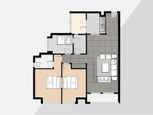 千灯湖板块中海寰宇天下花园户型方正