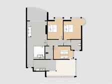 精装三房,1楼带花园,下面有空高。