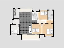 南北对流双阳台,118方四房,业主诚心出售,总价低!