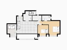 北碚紫云台上次新小区横厅3室出售
