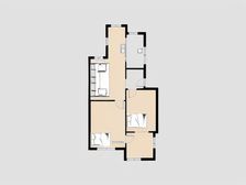 湄长新村 高楼层采光好 两房朝南 全明户型 南北通透