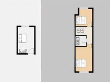 中区2房中间套+南北户型+自住保养好+户型无缺角+nice