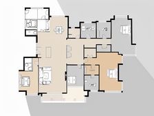 国贸天琴湾 中间层东边套 样板房装修 拎包入住 看海景