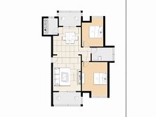 通透大两房,拎包入住,采光好,随时看房,有钥匙