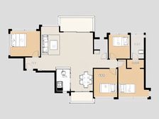 融璟花园 四房两卫双阳台对流 全新未住 看荷香湖公园