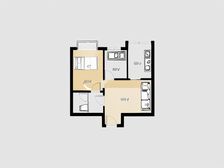 金泉阳光花园2房,业主家装,拎包入住