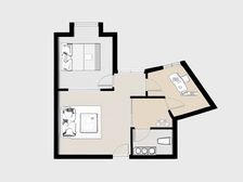 巴国城小两房 满两年、朝中庭不临街、电梯直达车库