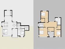 稀有高区空中复式 带挑高6.5米的入户厅 带两个车位