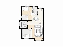 全智能封闭式小区人车分流 环境好 精装修三室 保持好