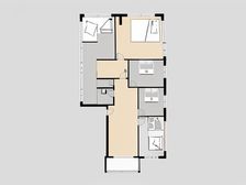 范阳路沿线 三居室 带40平露台 采光好 通风好