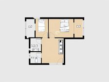 八角 · 八角南里 · 2室 · 1厅