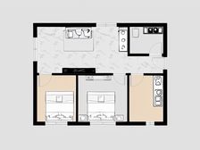 房子户型方正 封闭小区 装修保持好 总房款低