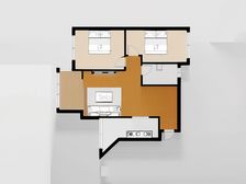 恒信上海城 户型方正 简装 楼层好 采光好