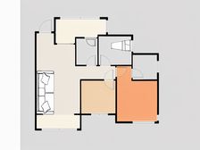 品质小区很好的户型,无浪费空间布局合理,精装修,