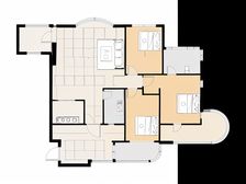 海滨假日花园小区 3室2厅 南 北