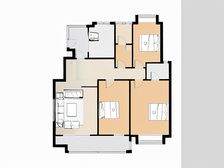 人和轻轨站 门口 视野开阔 一梯两户小高层