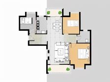 万达城D区,视野良好,户型端正,诚心出售