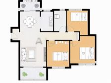 新力城 3室2厅 南 北