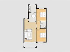 沙河口 封闭小区 南北通厅 四楼 大客厅