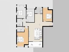 王城公园 升龙广场 河景房 中间楼层 采光好