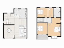 云间中 心位置联排边套好房惜 售!!随时可看可签