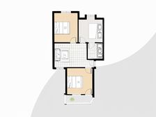 此房户型手续齐全,格局好,采光好,无遮挡,出行方便