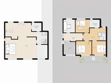 大华紫樾府下叠边位大叠墅带105方院子大花园采光好