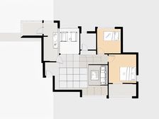 金色家园 实用三房 高层东南向单位