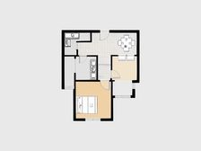 九亭家园 1室2厅 南