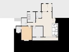 一线江景的顶楼复式,空中别墅,看房方便
