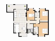万科金色家园万科里 4室2厅 北