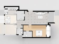 照母山洋房社区 版式洋房顶跃 两层带屋顶露台 诚心卖