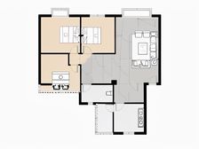 金都苑 3室2厅 东北