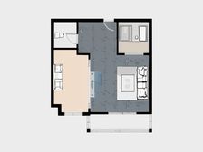 圣荷西跃层产品精装修不挡光看房方便